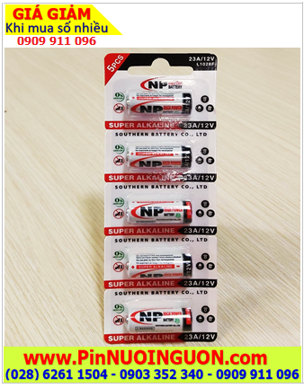 COMBO 01vỉ=5viên Pin 12v Remote điều khiển NP 23A MN23 A23 DL23 High Power _Giá chỉ 39.000/ Vỉ 5viên